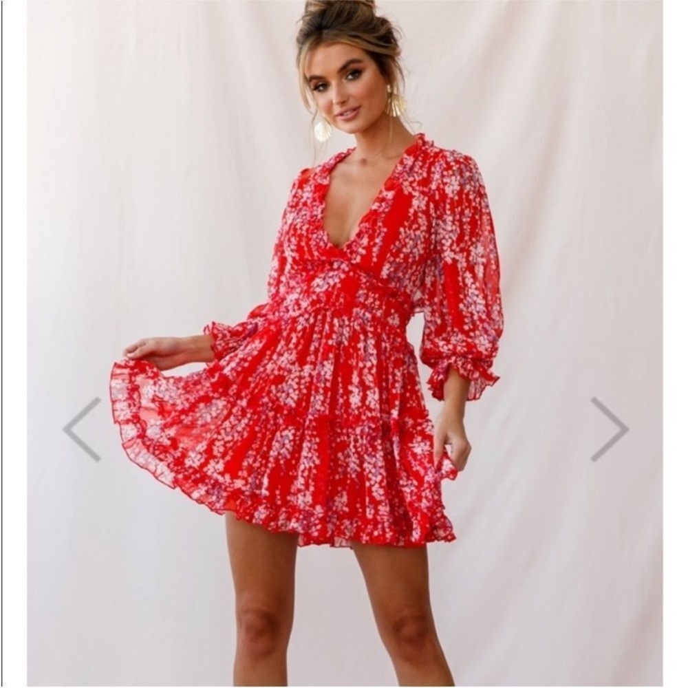 Red dress